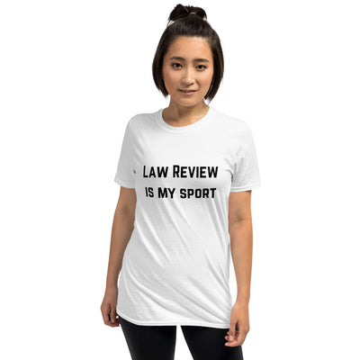 Law Review Is My Sport Dark - Short-Sleeve Unisex T-Shirt - The Legal Boutique