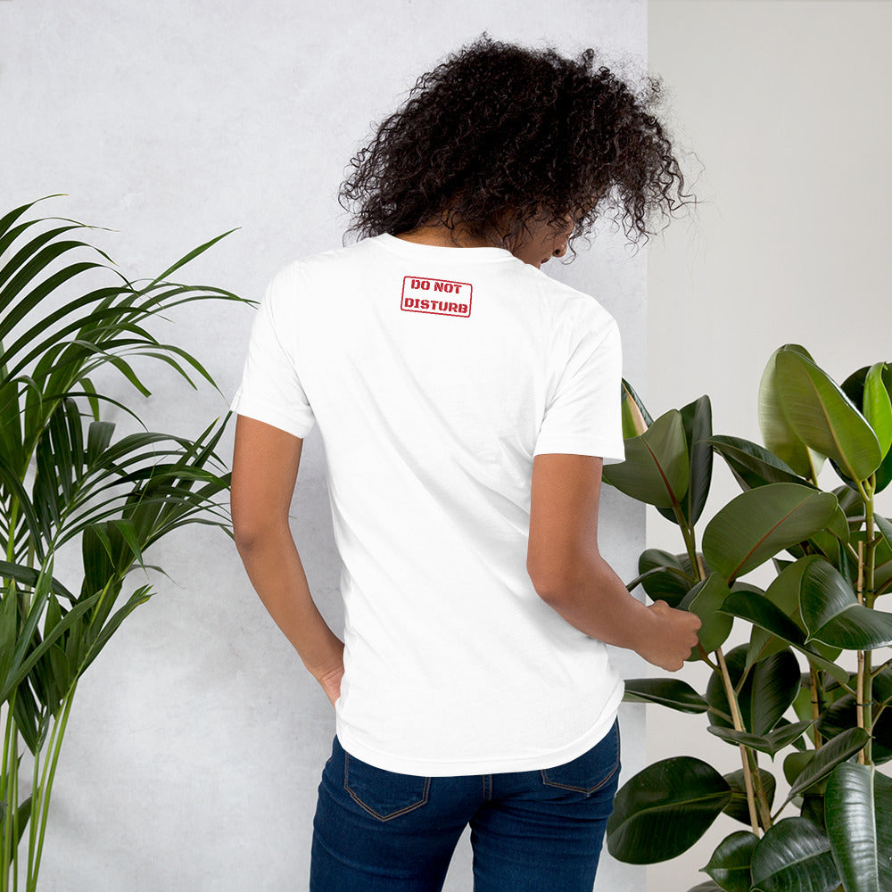 Law Student T Shirt - Do Not Disturb Bar Exam Red - Unisex Short Sleeve Shirt - The Legal Boutique
