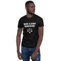 New Attorney T Shirt - Bar Exam Survivor White - Unisex Short Sleeve Shirt - The Legal Boutique