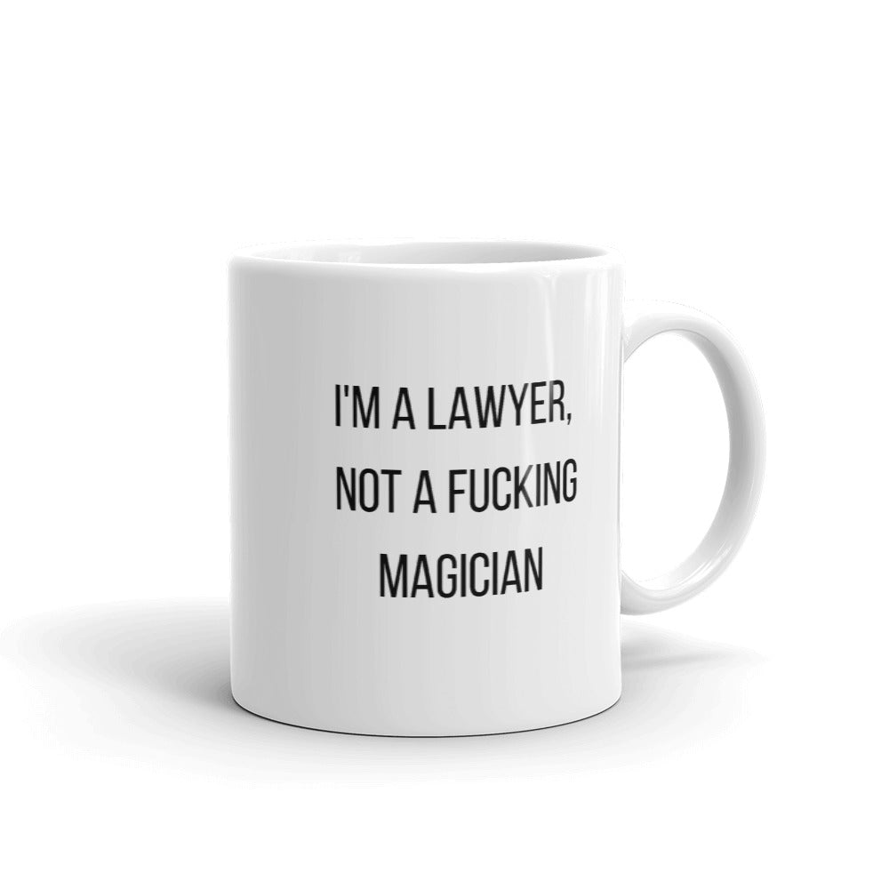 Attorney Gift Mug - I'm A Lawyer, Not A Magician - Office Coffee Mug - The Legal Boutique