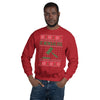 Ugly Christmas Sweater - St. Nicholas, Esquire - Unisex Crew Neck Sweatshirt - The Legal Boutique