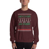 Ugly Christmas Sweater - Santa's Favorite Law Student - Unisex Crew Neck Sweatshirt